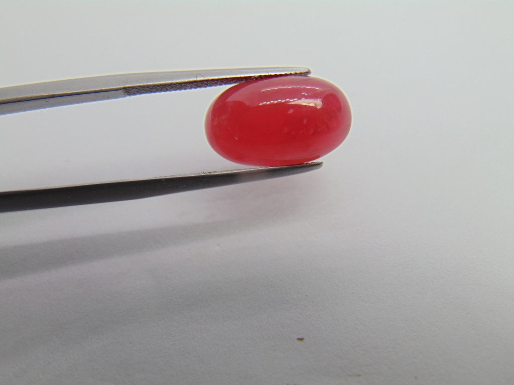 7.19ct Rhodonite Cabochon 14x9mm