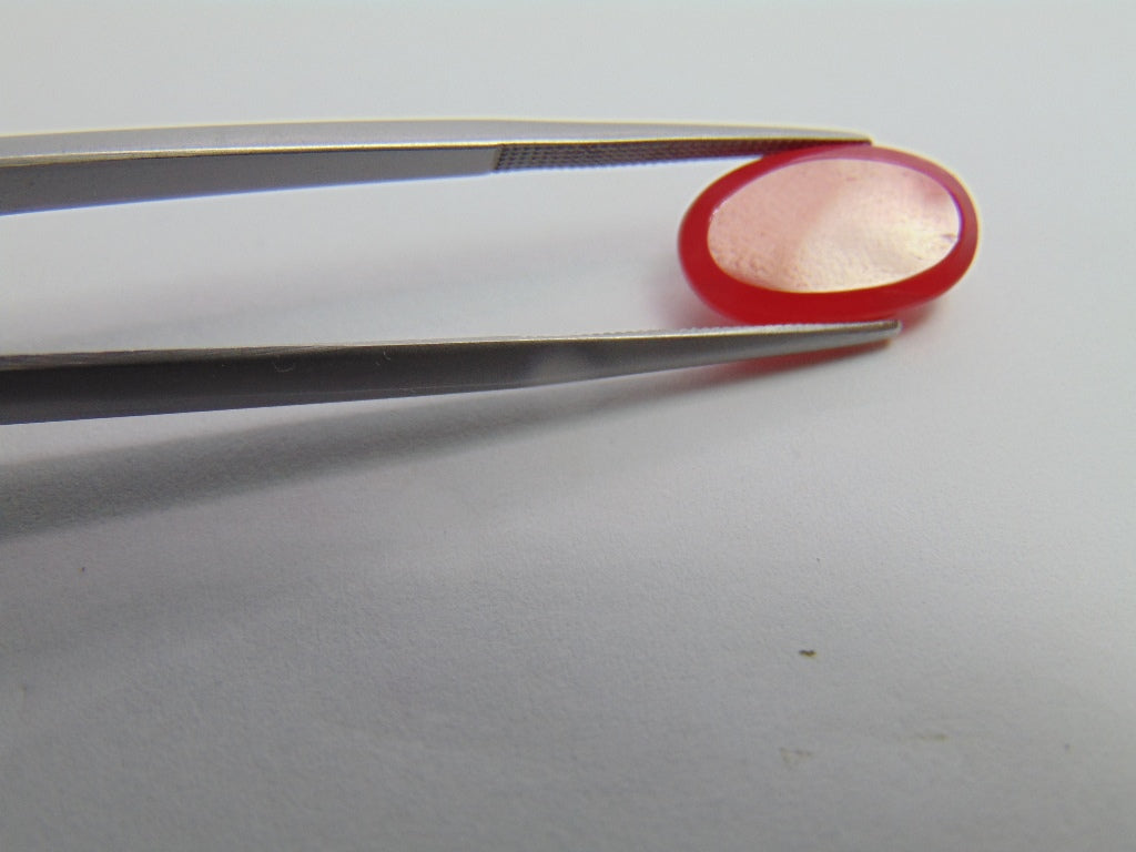 7.19ct Rhodonite Cabochon 14x9mm