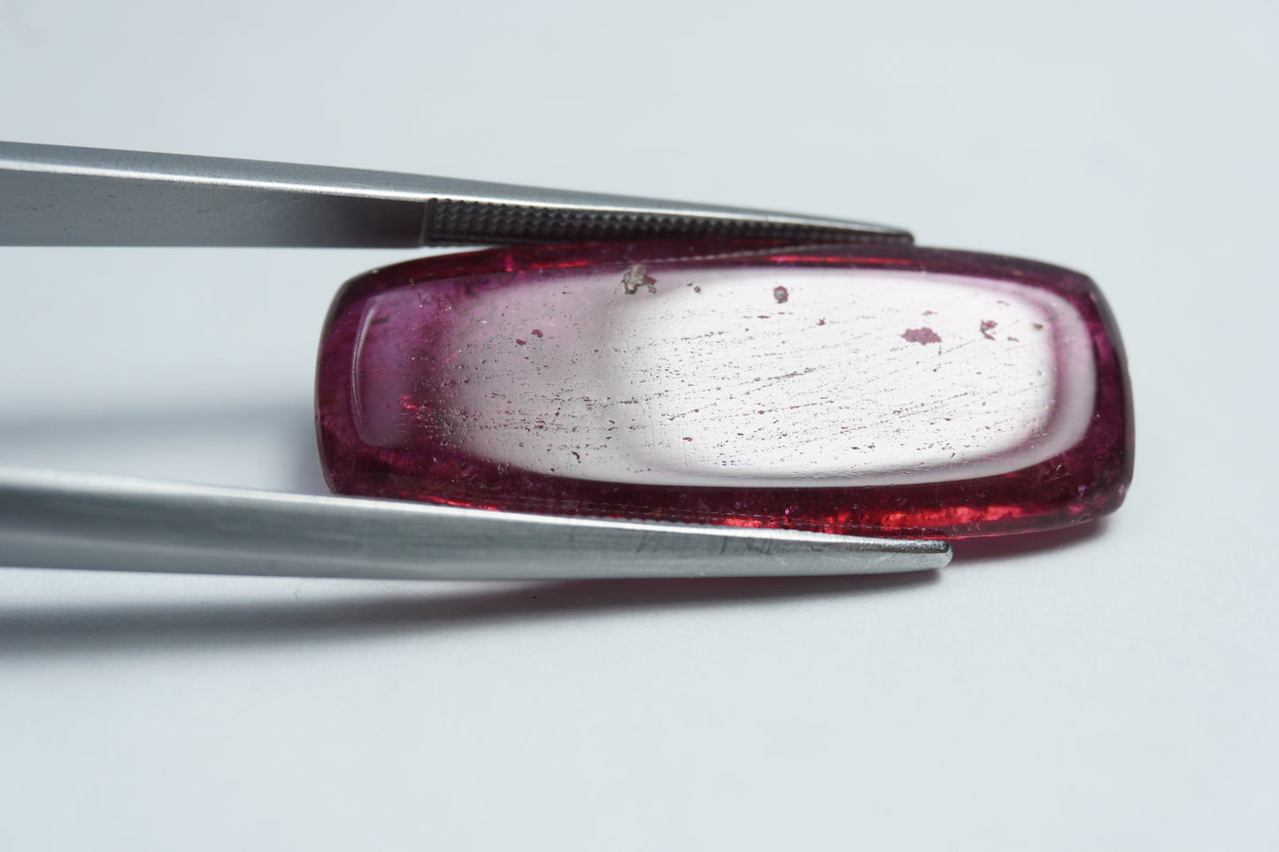 21.35ct Rubellite cabochon 30x12mm