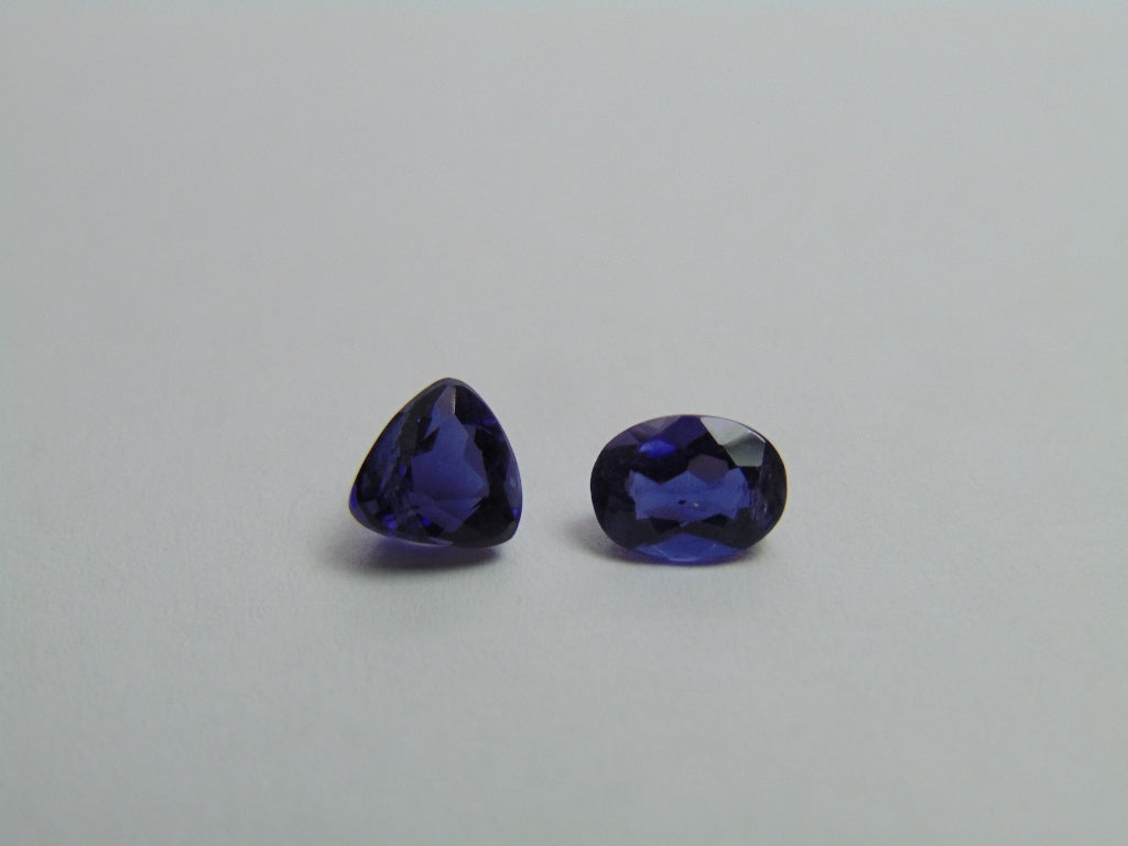 1.65ct Iolite 7x5mm 6mm