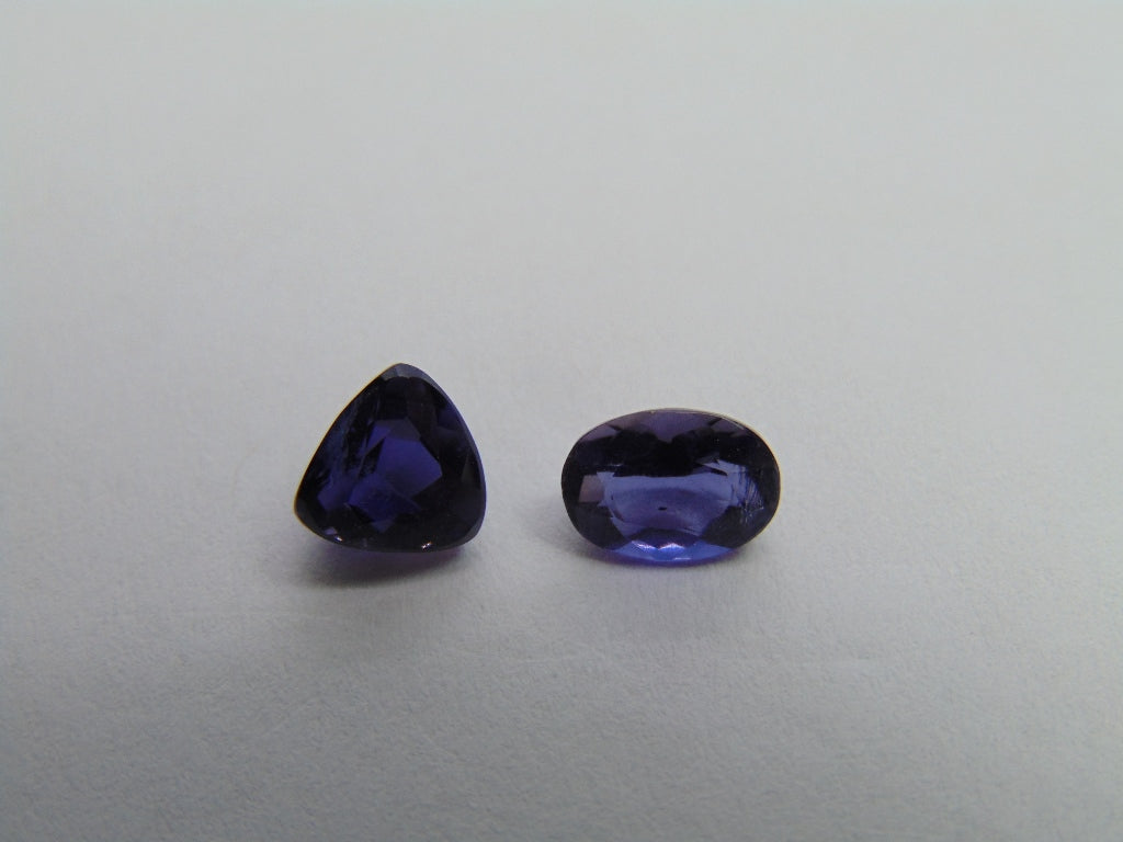 1.65ct Iolite 7x5mm 6mm