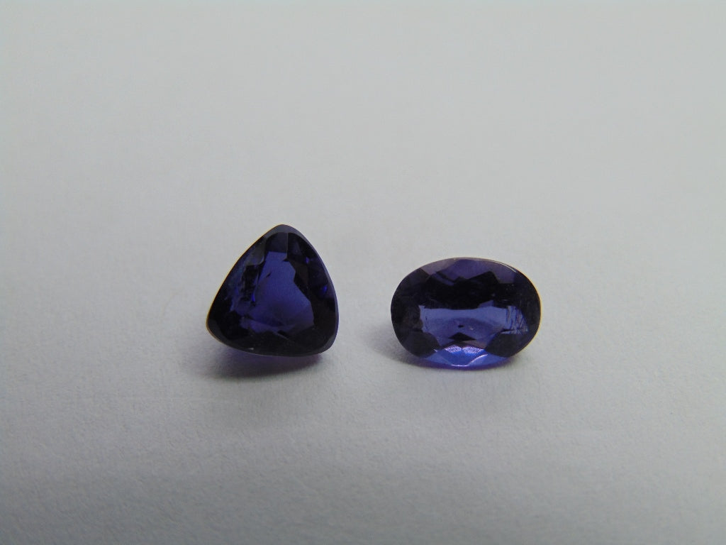 1.65ct Iolite 7x5mm 6mm