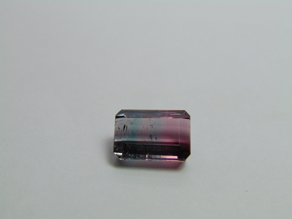 6.80ct Turmalina Bicolor 12x9mm