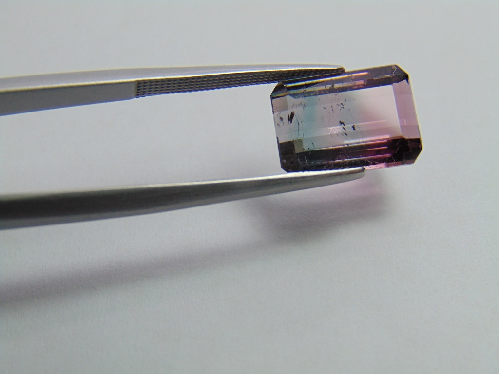 6.80ct Turmalina Bicolor 12x9mm