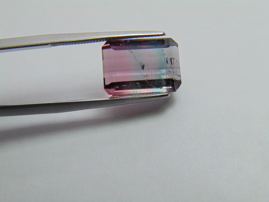 6.80ct Turmalina Bicolor 12x9mm