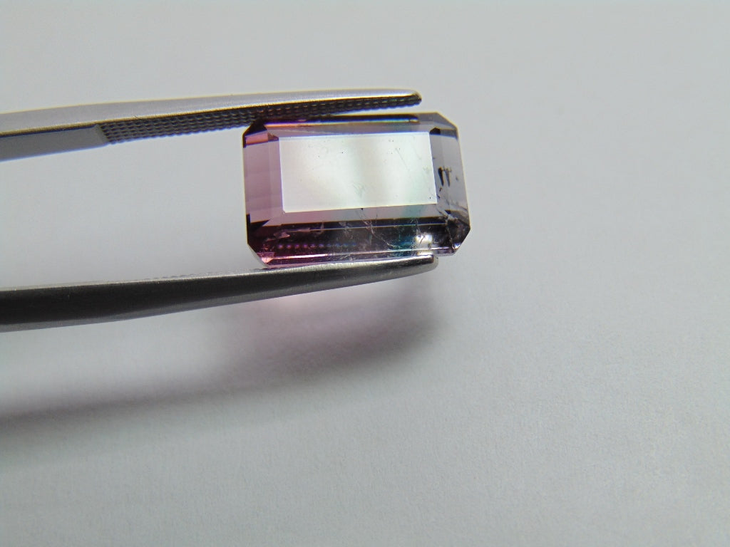 6.80ct Turmalina Bicolor 12x9mm