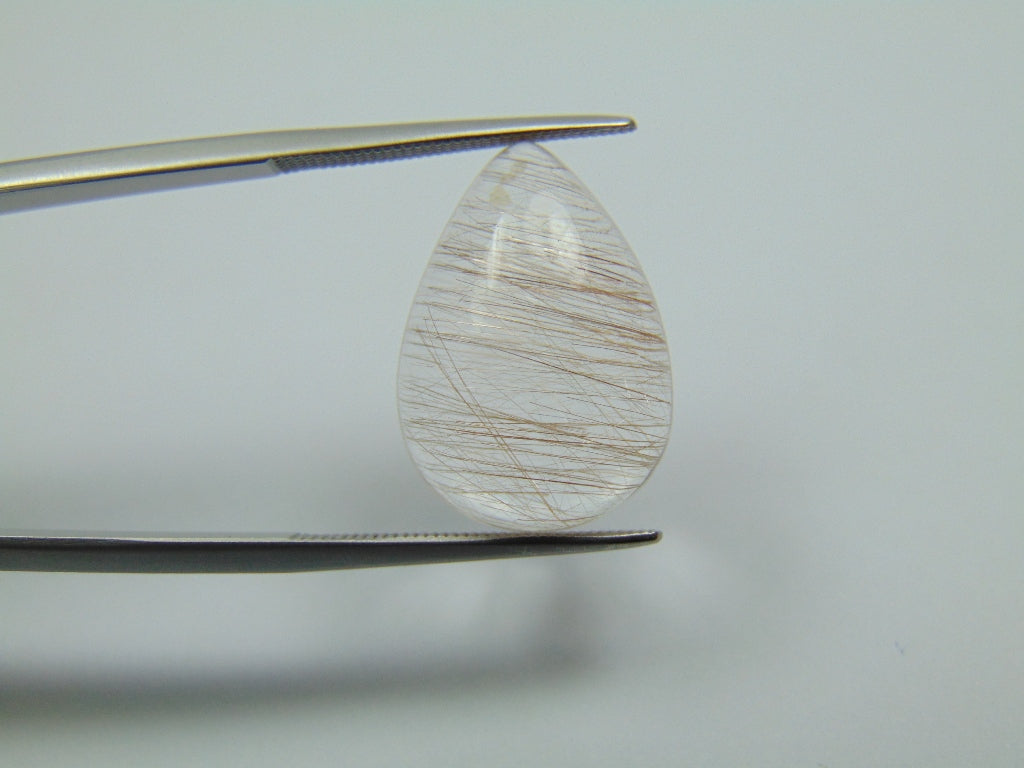 13ct Quartzo com Inclusão Cabochão 20x9mm