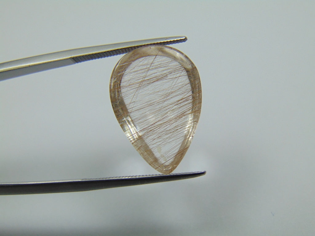 13ct Quartzo com Inclusão Cabochão 20x9mm