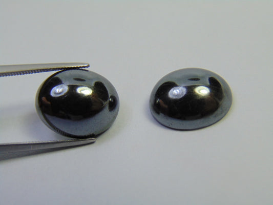 28.10ct Hematite Cabochon 14x12mm