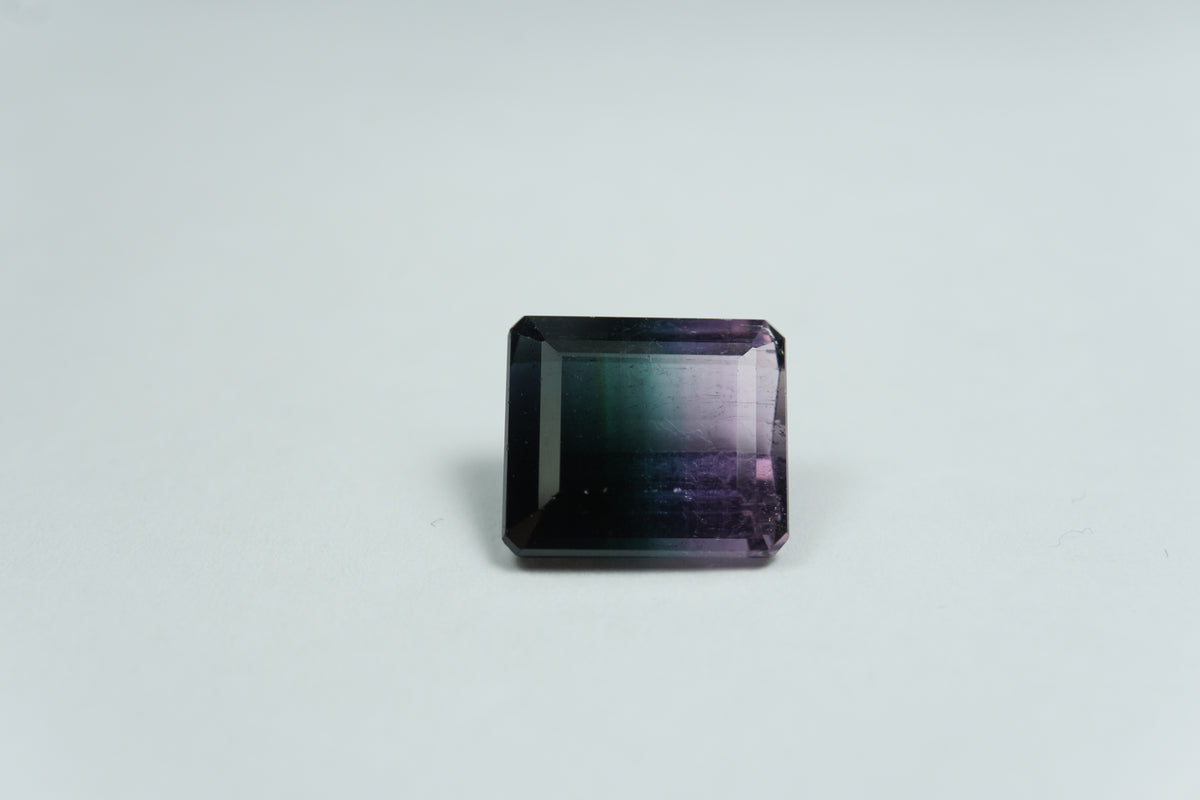 7.69ct Tourmaline bicolor 12x10.5mm