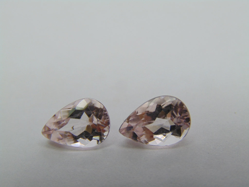 2.95ct Morganita Par 9x6mm