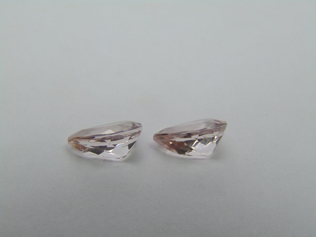 2.95ct Morganita Par 9x6mm