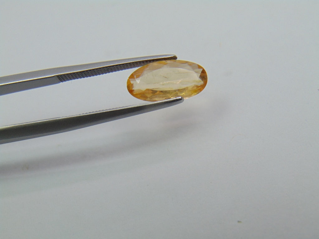 1.95ct Imperial Topaz 12x6mm