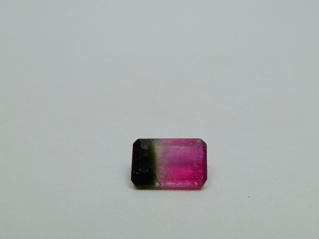 3.10ct Turmalina Bicolor 11x8mm