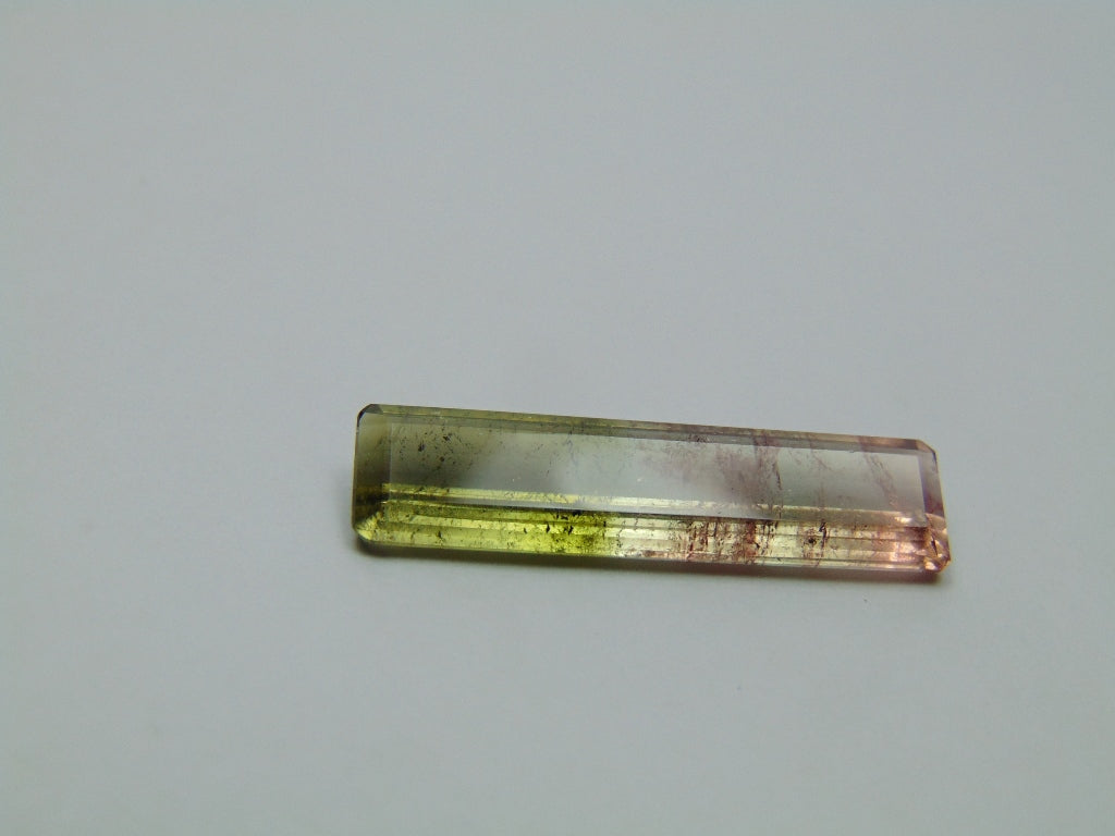 8.80ct Turmalina Bicolor 30x7mm