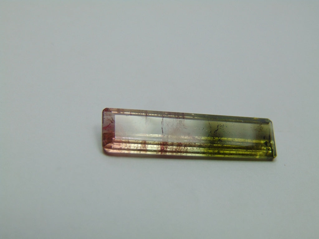 8.80ct Turmalina Bicolor 30x7mm