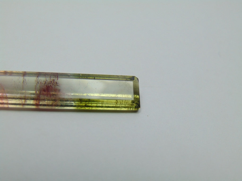 8.80ct Turmalina Bicolor 30x7mm