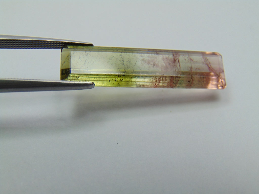 8.80ct Tourmaline Bicolor 30x7mm