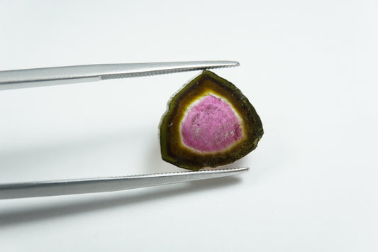 5.43ct Turmalina melancia 14x12mm
