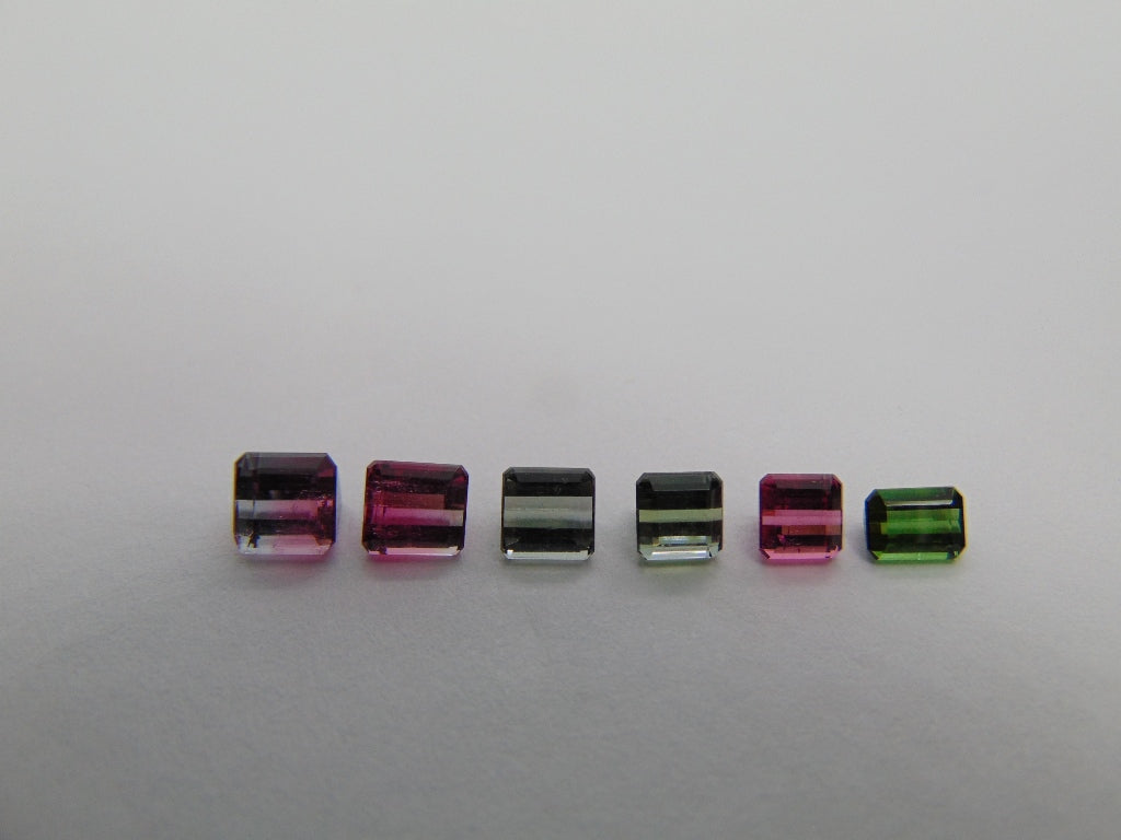 3.50ct Turmalina Mix 4mm 5mm 5x4mm 5x3mm