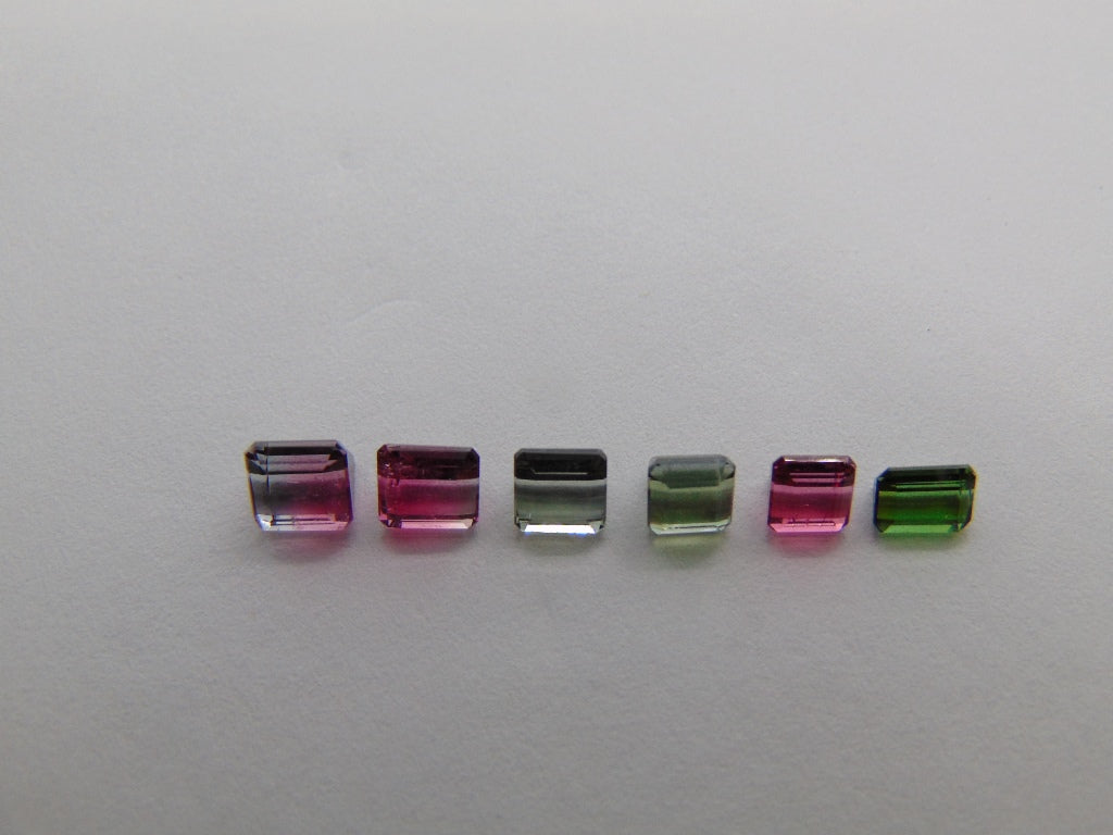 3.50ct Tourmaline Mix 4mm 5mm 5x4mm 5x3mm