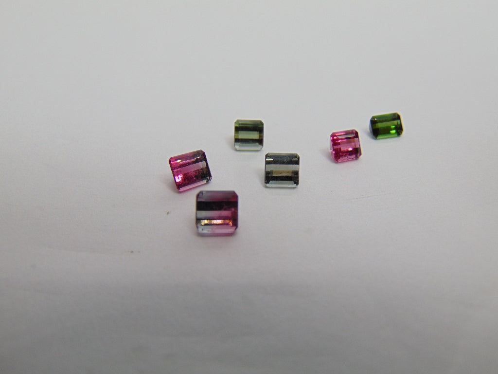 3.50ct Tourmaline Mix 4mm 5mm 5x4mm 5x3mm