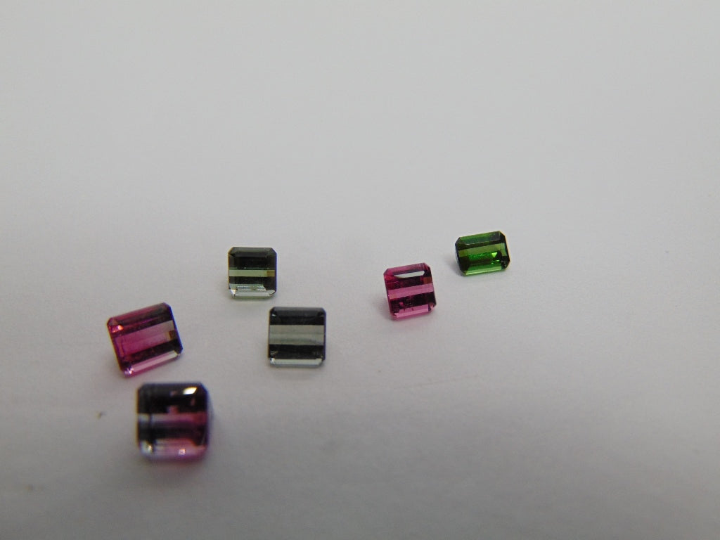 3.50ct Tourmaline Mix 4mm 5mm 5x4mm 5x3mm