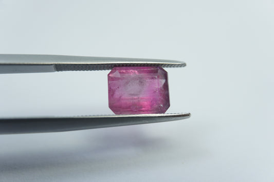 2.40ct Turmalina bicolor 8x7mm