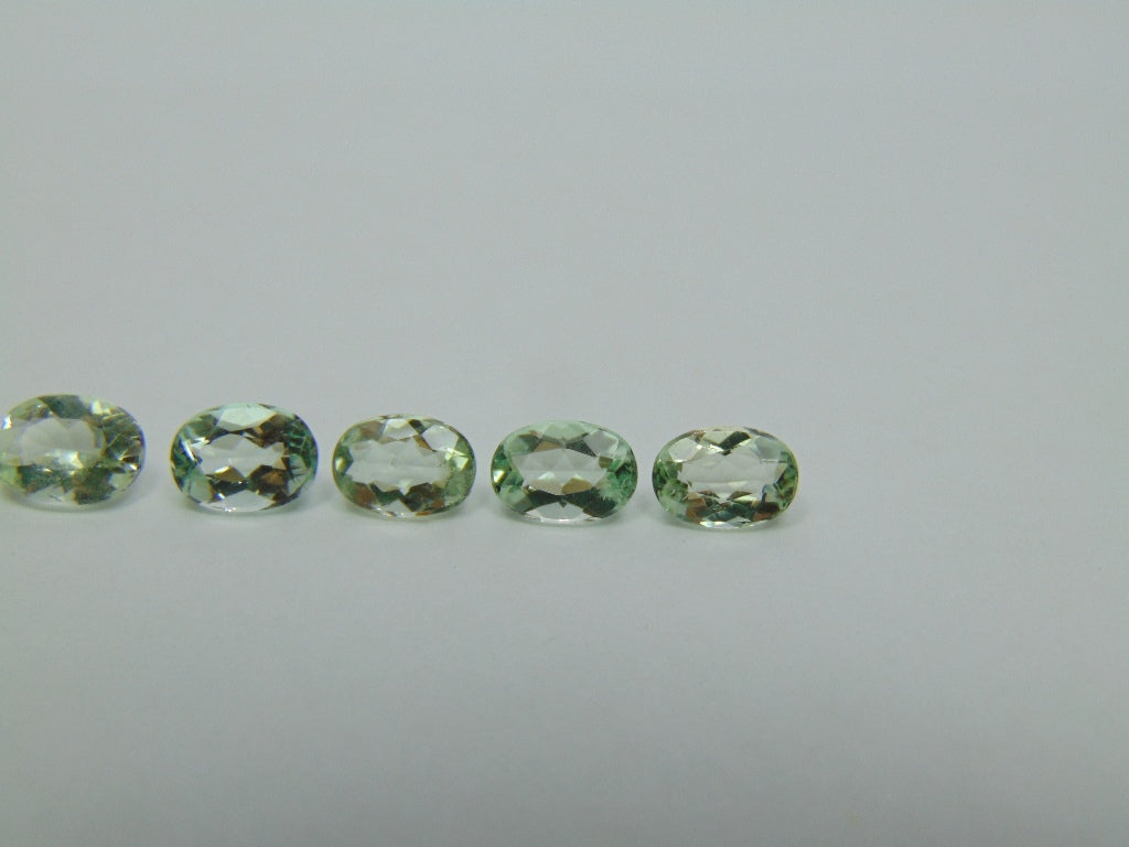 3.60ct Berilo Verde 7x5mm 8x6mm