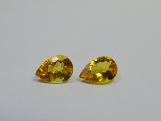 3.15ct Berilo Par 10x8mm