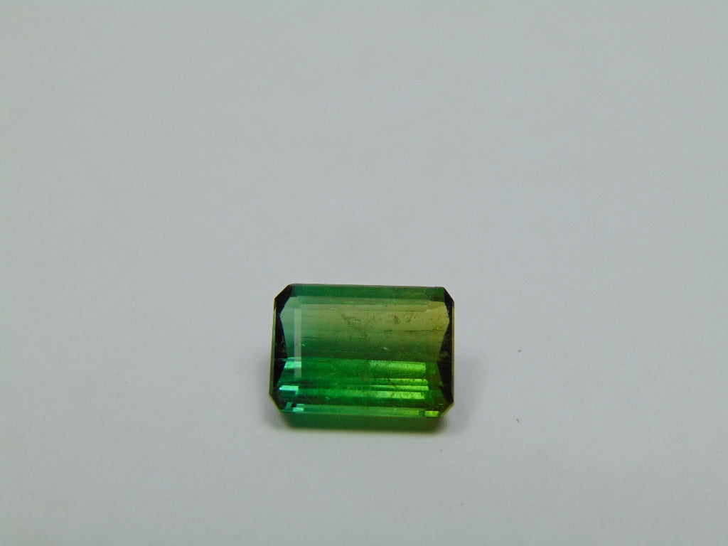 4.35ct Turmalina Bicolor 11x8mm