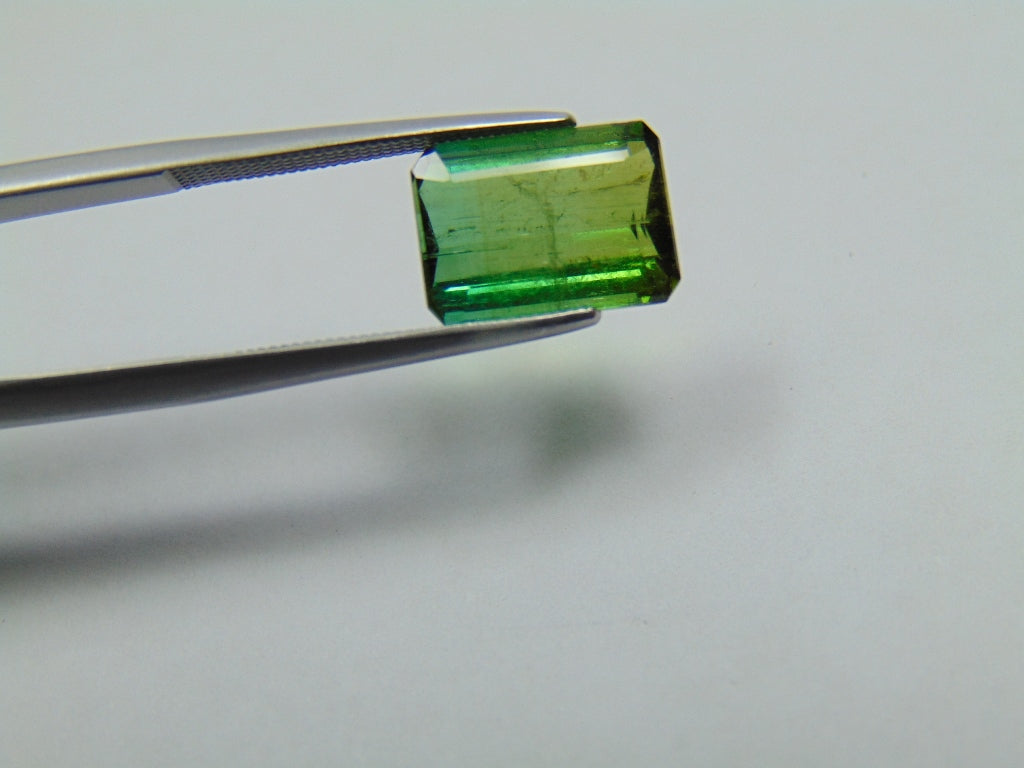 4.35ct Turmalina Bicolor 11x8mm