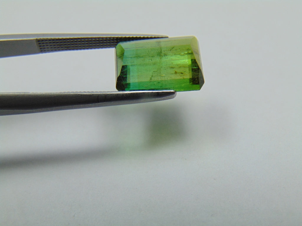 4.35ct Turmalina Bicolor 11x8mm