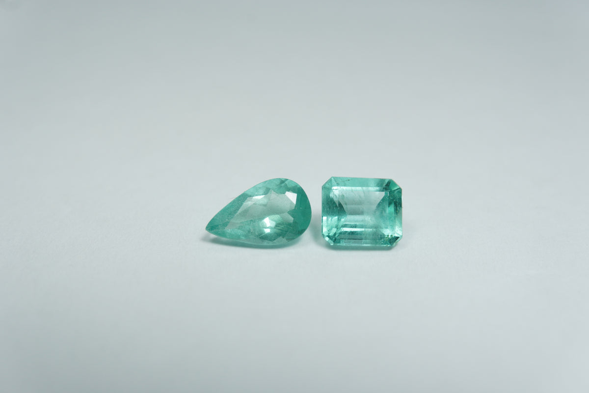 1.43ct Esmeraldas 8x5mm / 6x5mm