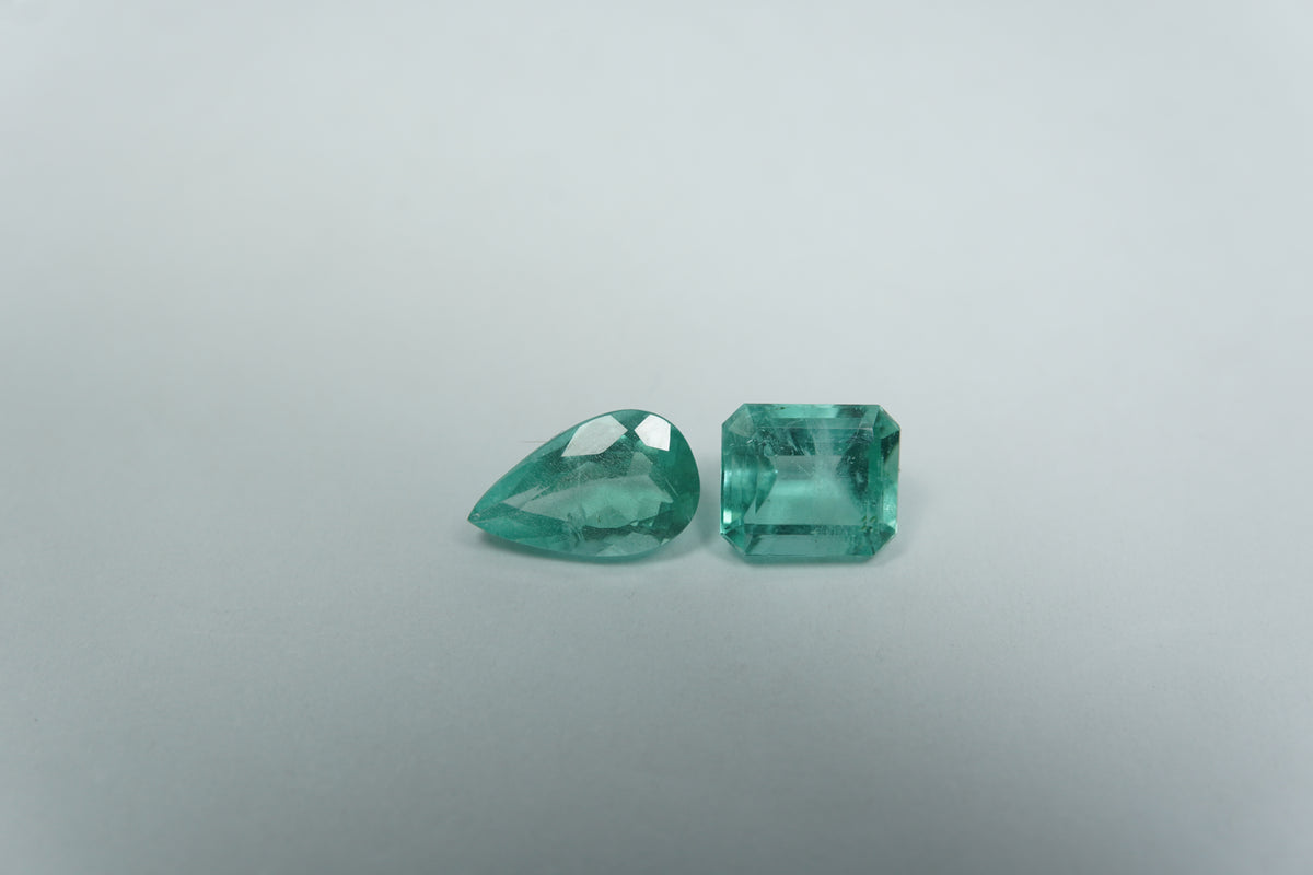 1.43ct Esmeraldas 8x5mm / 6x5mm