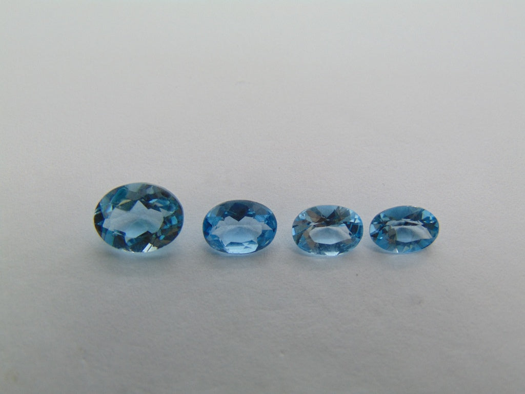 Topázio 4,80 ct 9x7mm 7x5mm