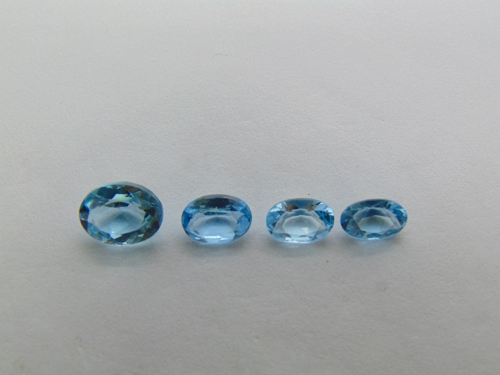 Topázio 4,80 ct 9x7mm 7x5mm