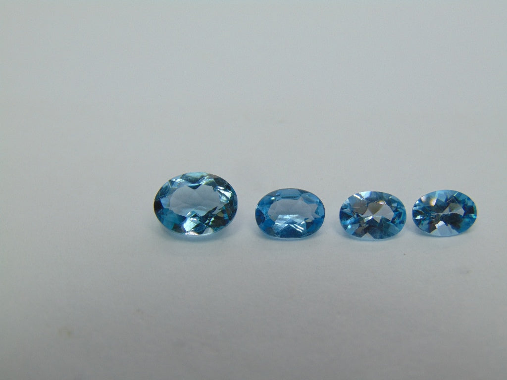 Topázio 4,80 ct 9x7mm 7x5mm