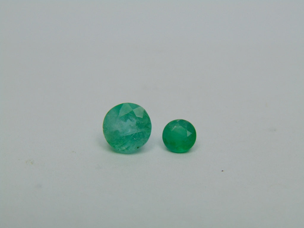 1.94ct Emerald 7mm 5mm