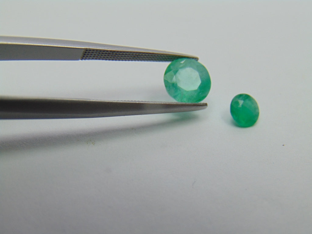 1.94ct Emerald 7mm 5mm