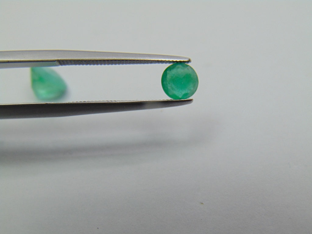 1.94ct Emerald 7mm 5mm