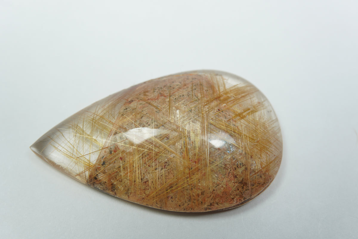 53.10ct Rutilo cabochão 40x25mm