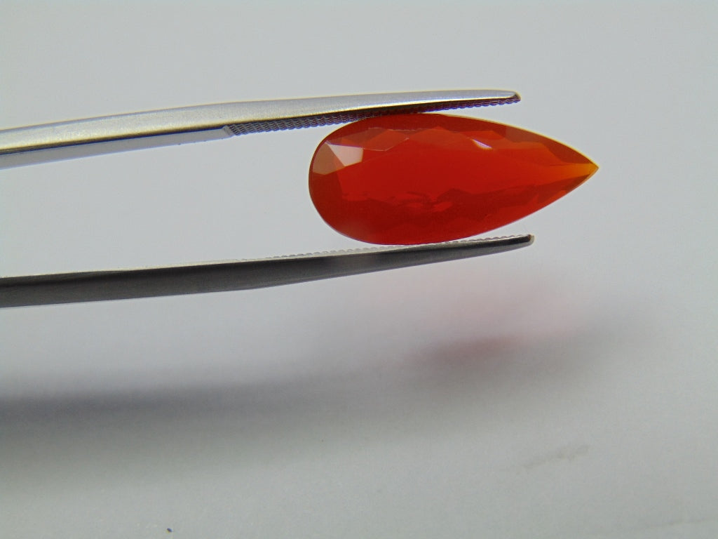 3.85ct Fire Opal 18x8mm