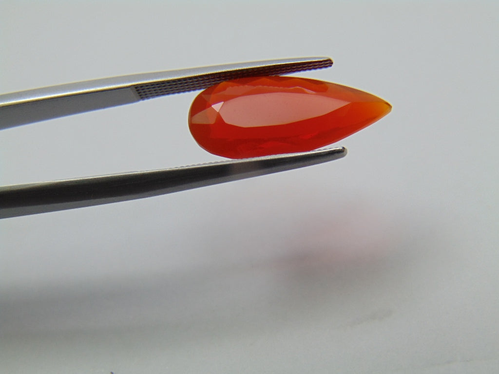 3.85ct Fire Opal 18x8mm