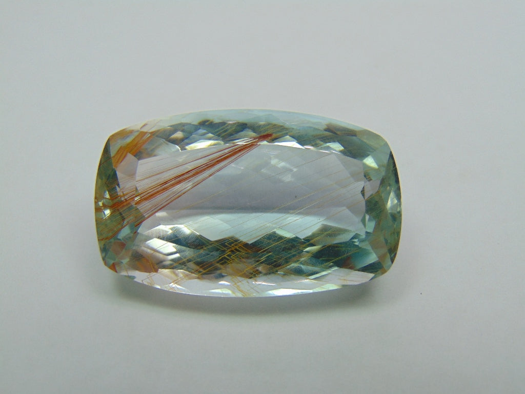 97.15ct Topaz Natural With Rutile 34x21mm