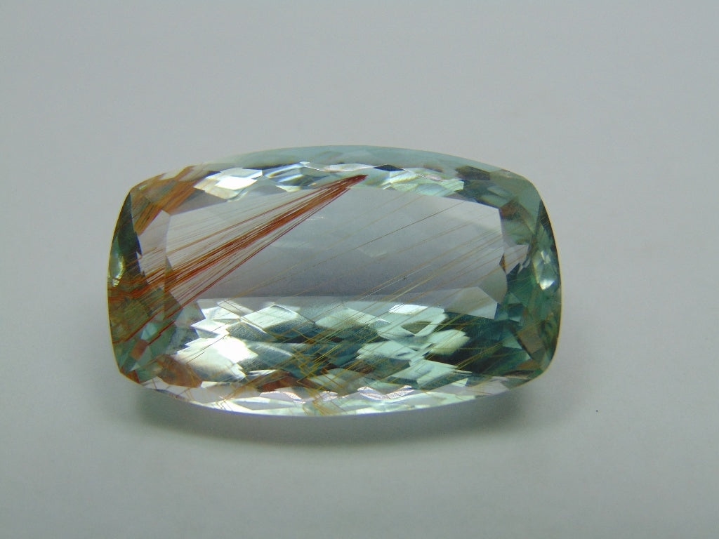 97.15ct Topaz Natural With Rutile 34x21mm