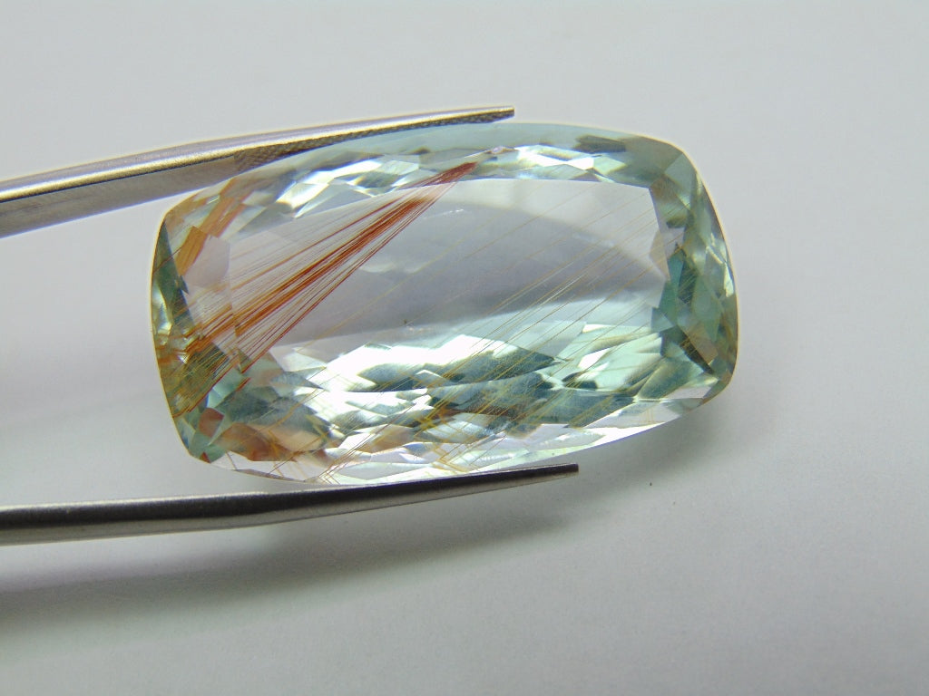 97.15ct Topaz Natural With Rutile 34x21mm