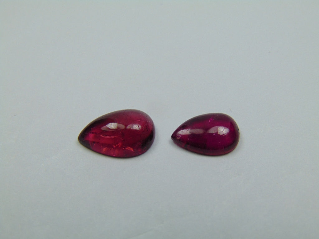 4.20ct Turmalina Cabochão 11x7mm 9x7mm