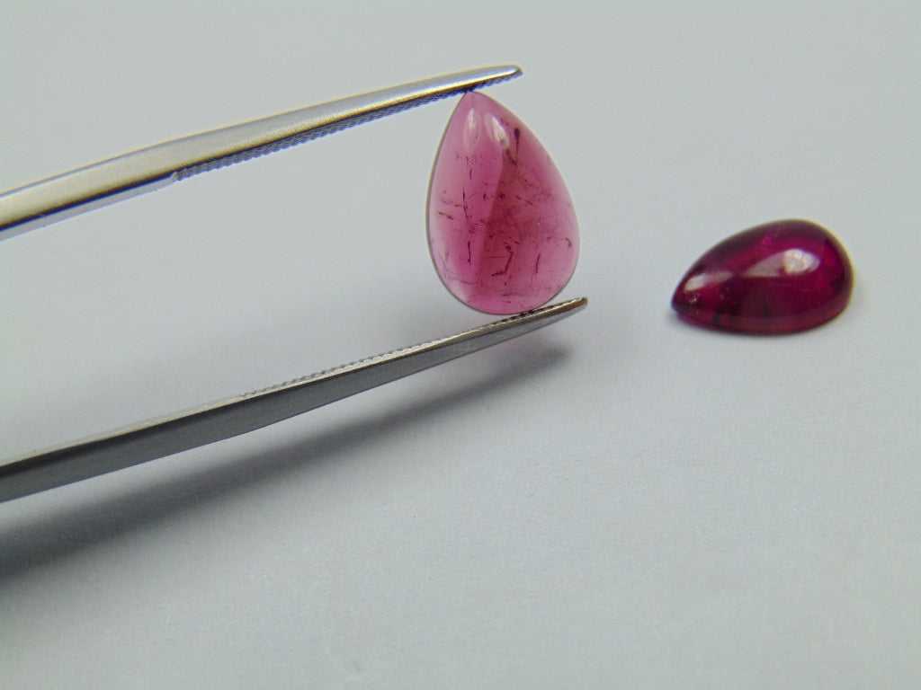 4.20ct Turmalina Cabochão 11x7mm 9x7mm