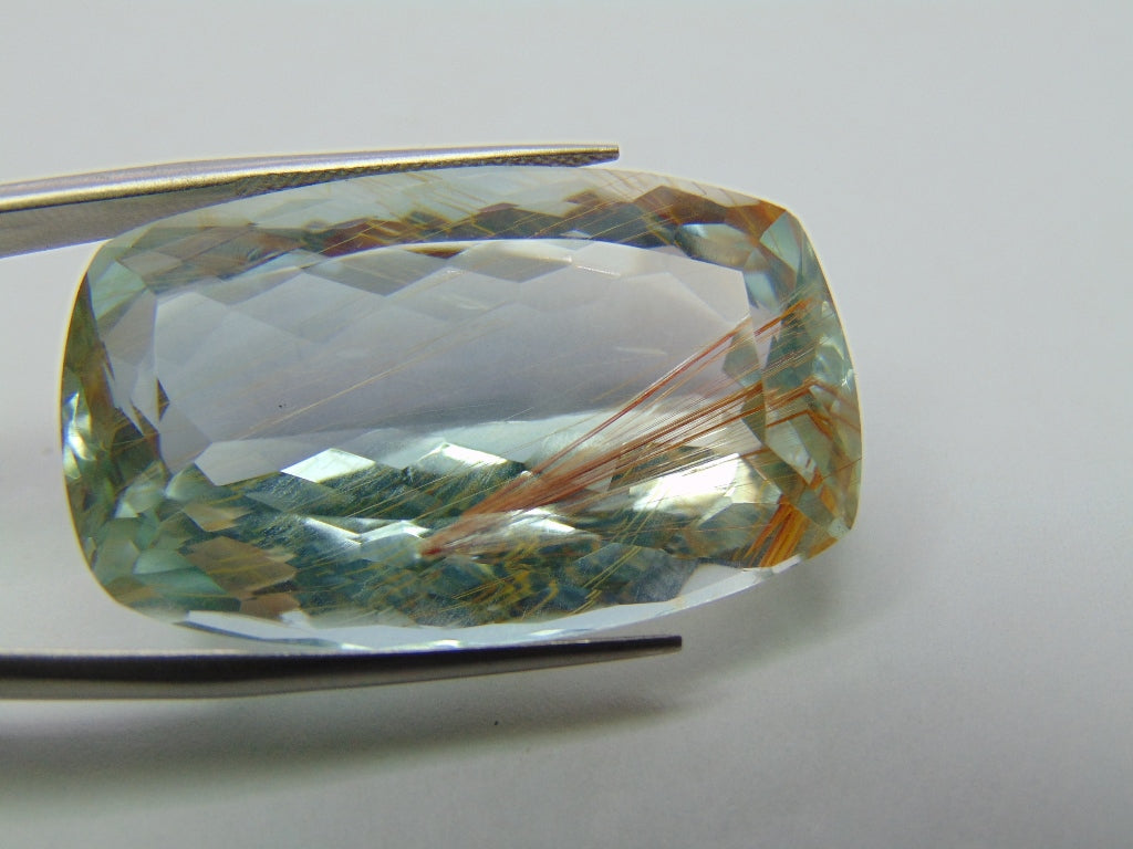 97.15ct Topaz Natural With Rutile 34x21mm